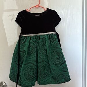 Toddler Girl Blueberi Boulevard Sleeveless Dress. The top black is Velvet